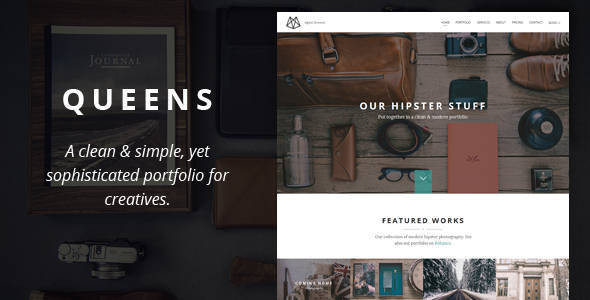 Queens - Creative One-page Drupal Theme