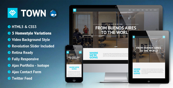 Town - Responsive Multi-Purpose One Page Theme