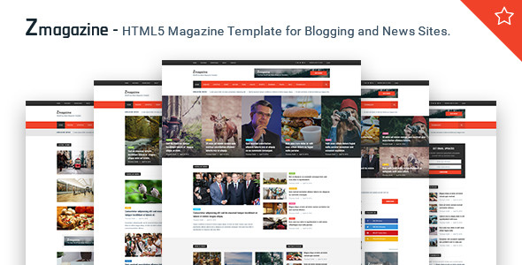Zmagazine - News & Magazine HTML Template