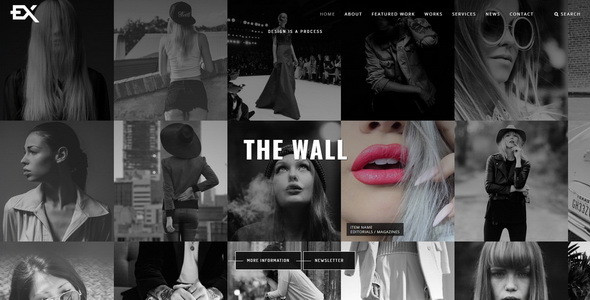 The Wall || Photography Portfolio Template