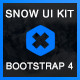SNOW UI Kit – Bootstrap v4.0 Skin