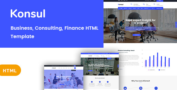 Konsul - Business & Consulting HTML Template