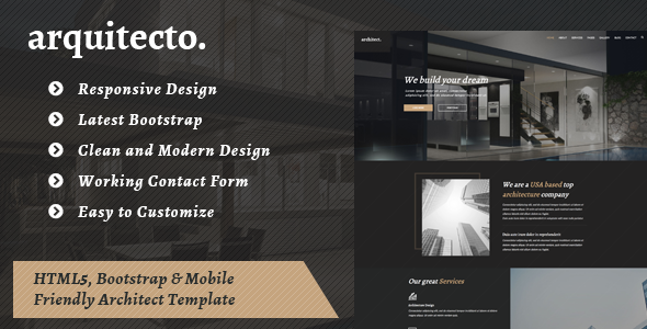 Arquitecto -  HTML Template for Architecture Business