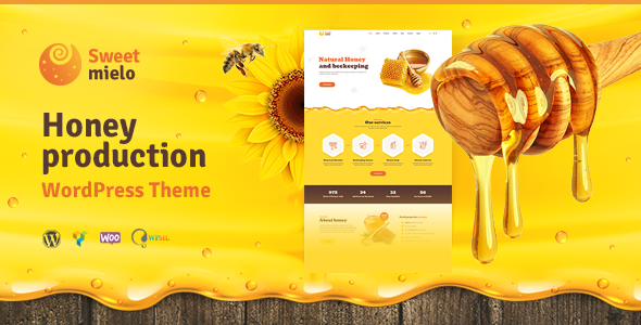 Sweet Mielo - Honey Production and Beekeeping WordPress Theme