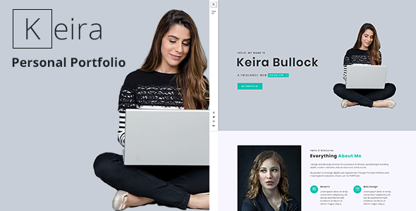 Keira - Bootstrap 4 One Page Personal Portfolio Template