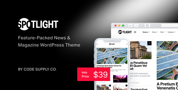 Spotlight - Feature-Packed News & Magazine WordPress Theme