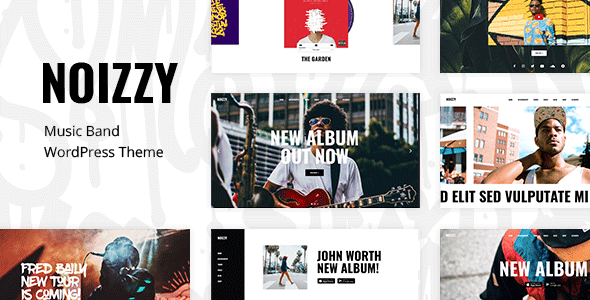 Noizzy - Music Band WordPress Theme
