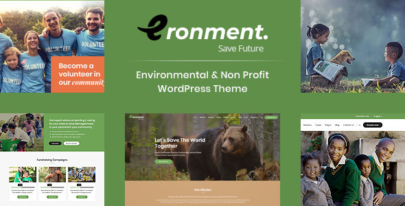Eronment - Environment / Non-Profit HTML Template