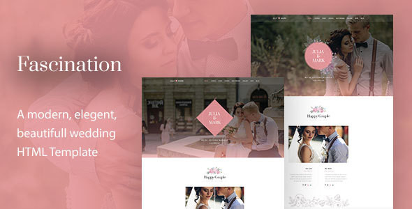 Fascination - Wedding HTML5 Template