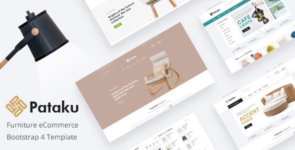 Pataku - Furniture eCommerce Bootstrap 4 Template