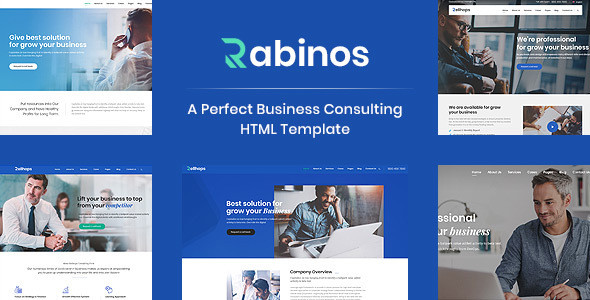 Rabinos - Consulting Business HTML Template