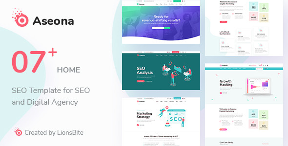 Aseona - Digital Business Bootstrap 4 Template