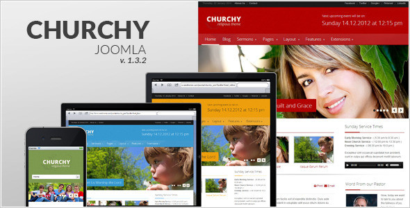 Churchy - Joomla Responsive Template
