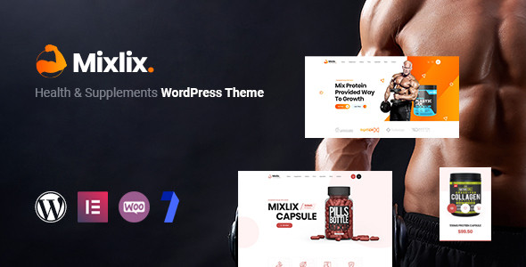 Mixlix | Health & Supplement WordPress theme