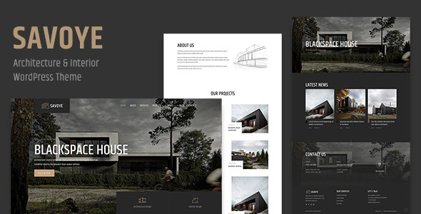Savoye - Architecture & Interior WordPress Theme