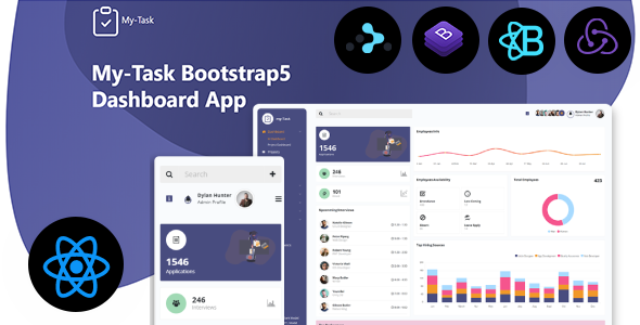 Mytask - React Redux Project Management Admin Template