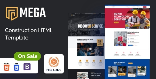 Mega - Industry And Factory HTML Template