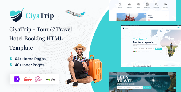 Ciyatrip - Tour & Travel Hotel Booking HTML Template