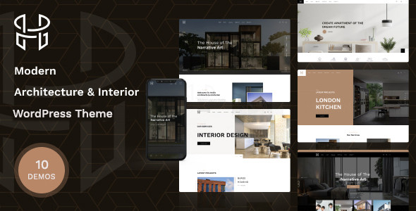 Hellix - Modern Architecture & Interior Design WordPress Theme