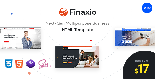 Finaxio - Multipurpose Business HTML5 Template