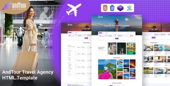 AndTour - Travel Agency HTML Template
