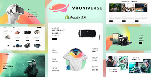 VRUniverse - Virtual Reality Store Shopify Theme