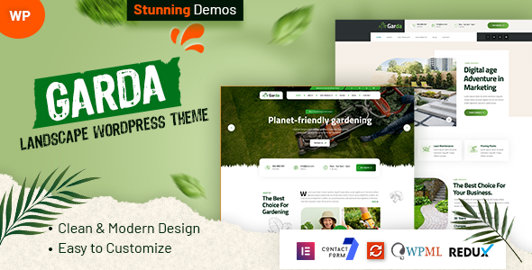 Garda - Gardening & Landscaping WordPress Theme