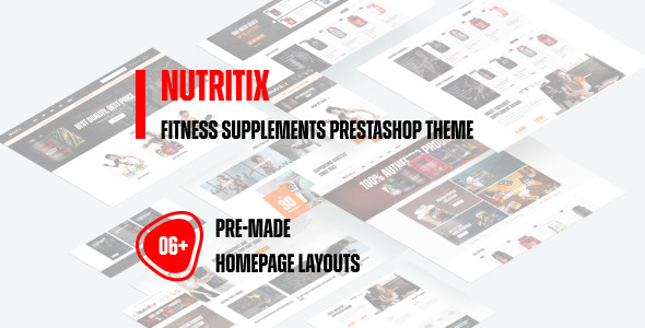 Leo Nutritix - Fitness Supplements Prestashop Theme