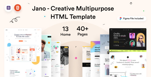 Jano - Creative Multipurpose Bootstrap 5 Template