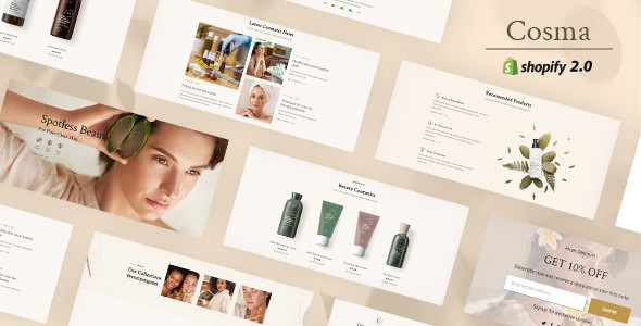 Cosma - Beauty and Cosmetics Shopify Theme