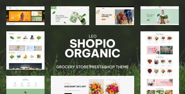Leo Shopio Organic - Grocery Store Prestashop Theme