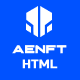 Aenft - NFT Minting or Collection Landing Page HTML Template
