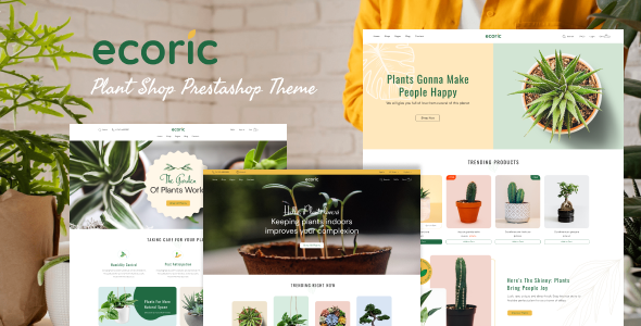 Ecoric - MultiPurpose Plant Store Prestashop Theme
