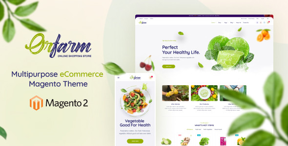 Orfarm - Organic Food Magento 2 Theme