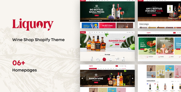 Ap Liquory Wine Shop Shopify Theme