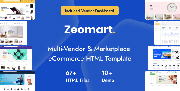 Zeomart - Multi-Vendor & Marketplace eCommerce HTML Template