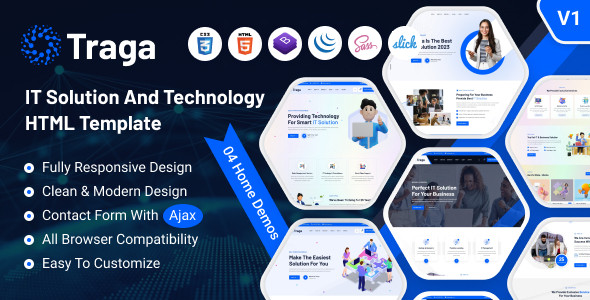 Traga - IT Solution & Technology HTML Template