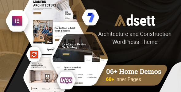 Adsett - Architecture & Construction WordPress Theme