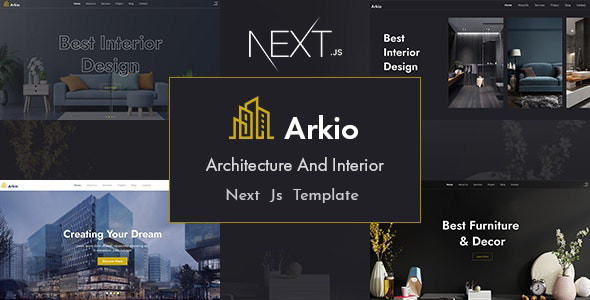 Arkio - Architecture & Interior Next Js Template