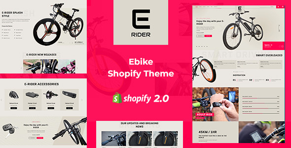 Ezyrider - Electric Bike Shopify Theme