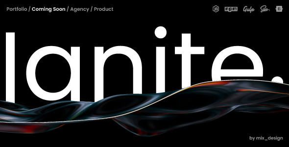 Ignite - Coming Soon and Landing Page Template