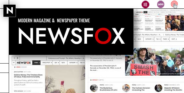 Newsfox –  Newspaper and Magazine WordPress Theme
