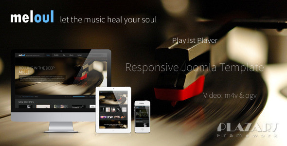 Meloul - Music Responsive Joomla Template