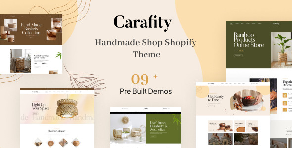 Carafity - Bamboo Handmade Shopify Theme