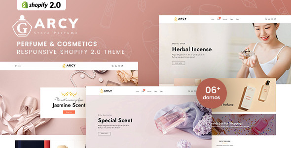 Garcy - Perfume & Cosmetics Responsive Shopify 2.0 Theme