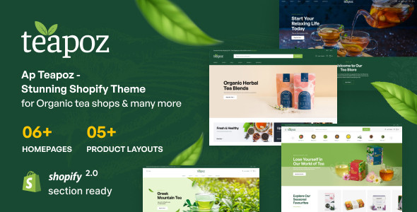 Ap Teapoz - Organic Tea Shop Shopify Theme