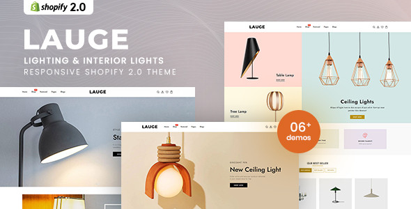 Lauge - Interior Lights Responsive Shopify 2.0 Theme