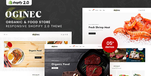 Oginec - Organic & Food Store Shopify 2.0 Theme