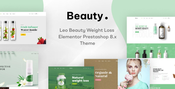Leo Beauty Weight Loss  Elementor Prestashop 8.x Theme