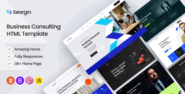Seargin - Business Consulting HTML Template